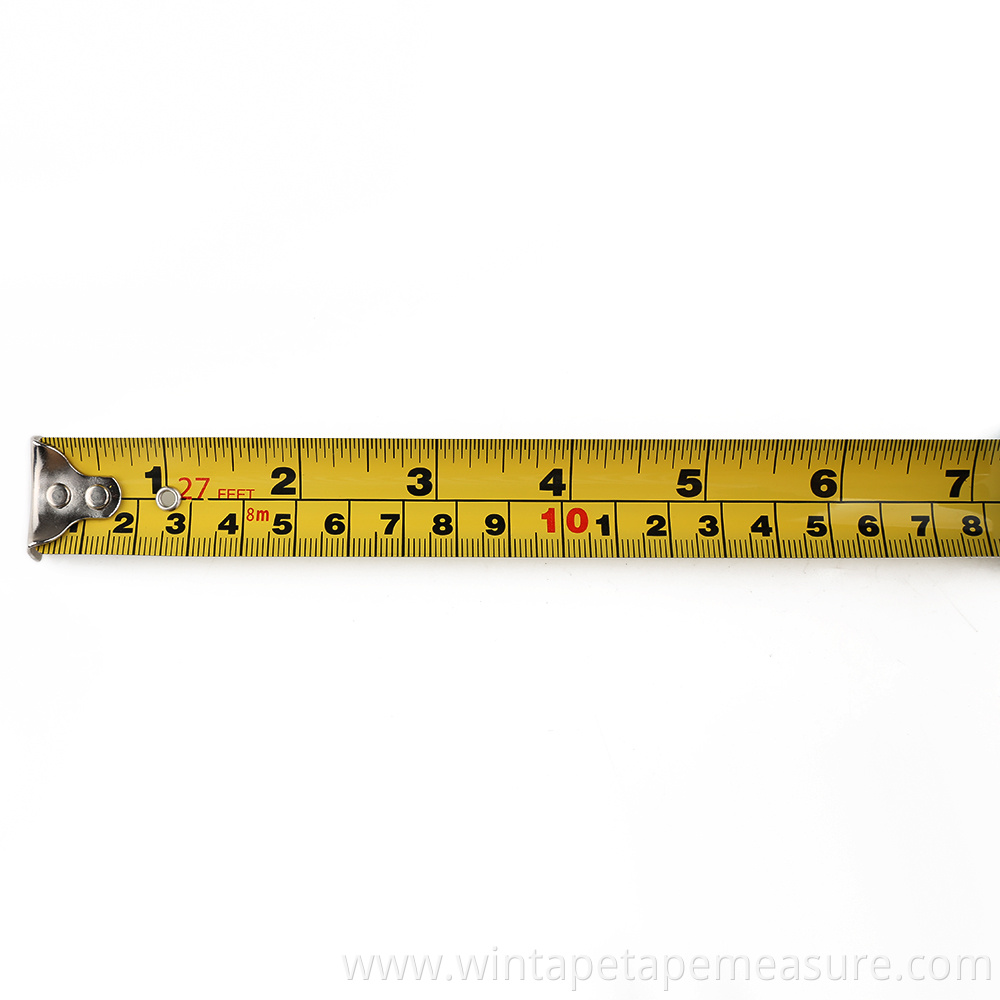 smart measuring tape with rubber 3m 5m 7m 8m 65#Mn rubber covered steel metric tape measure